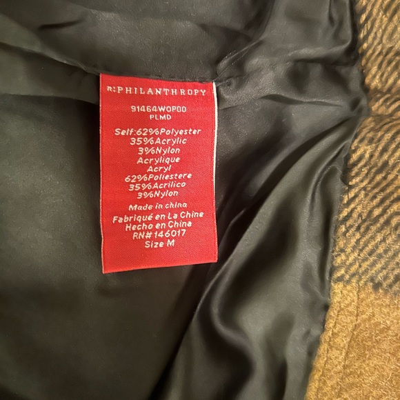 NEW n:philanthropy RENZO Jacket in Plaid Multi - Picture 14 of 15